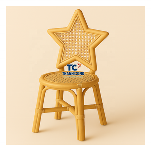 Silla de mimbre ligera y ecológica de diseño moderno para bebés, sillas fuertes para niños, muebles para niños de larga duración para el hogar y la sala de estar - Product Image 1