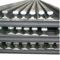 Rails en acier Q235B/50mn pour voies ferrées, rails légers 55q 50q Q235, rails en acier pour machines, pour la construction d'ouvrages ferroviaires et traverses