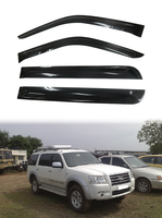 Pare-soleil de fenêtre de voiture GCS Ford Everest 2006-2015 de haute qualité, en acrylique, avec ruban adhésif double face 3M, ensemble de 4 pièces, fabriqué à Taïwan, protection
