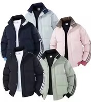 Customized Outdoor <b>Plus</b> <b>Size</b> Waterproof Puffer <b>Jacket</b> Unisex New Fashion Winter Sport Cotton Filled Zipper Front OEM Service - Product Image 6