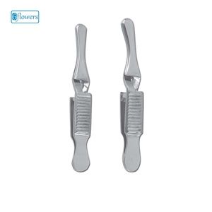 Sixflowers Pince chirurgicale Bulldog droite manuelle certifiée CE, instrument de classe I pour opération chirurgicale - Product Image 1