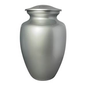 Solid Brass Cremation Urn with Lid - Antique Polished <b>Memorial</b> <b>Vase</b> for Funeral Service - Product Image 2