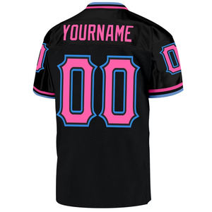 Vêtements de sport unisexes, maillot de football américain de haute qualité, respirant, en stock, séchage rapide, maillot de football américain uni - Product Image 2