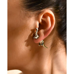 Pendientes de Plata Daina Fashion Meera Jaipur, Modelo MTER543 para Mujer, India - Product Image 2