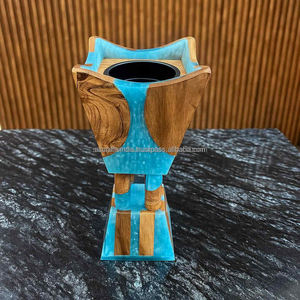 Brûleur d'encens en bois époxy artisanal de qualité supérieure conçu pour les moments religieux parfumés provenant directement de l'Inde - Product Image 4