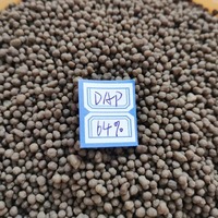 Engrais agricole DAP, engrais 18-46-0, phosphate de diammonium 64%, couleur brune, granulaire