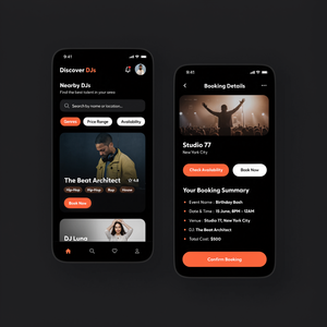 Desarrollo de Aplicaciones IOS para Reserva de DJ para iPhone - Product Image 1