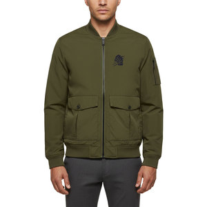 Chaqueta bomber para hombre con estilo y logotipo personalizados, de alta calidad, talla grande, informal. - Product Image 1