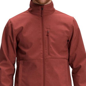 Vestes softshell pour hommes avec logo personnalisé, vestes softshell légères à fermeture éclair pour hommes, best-sellers, prix bas - Product Image 4