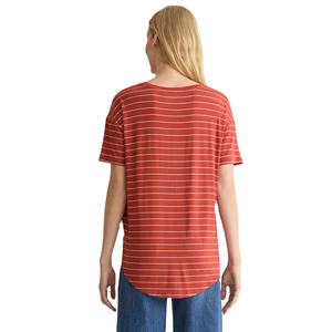 BD Supplier Comfortable <b>Women's</b> Casual Slim Fit O Neck <b>T</b> <b>Shirts</b> Customized Striped <b>Plus</b> <b>Size</b> Short Sleeve Casual <b>T</b> <b>Shirts</b> <b>Women</b> - Product Image 6