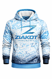 Fabricant de sweats à capuche à impression par sublimation, impression dégradée, Pakistan, qualité supérieure, sweat-shirt personnalisé, impression dégradée - Product Image 4