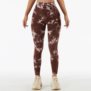 Ropa Deportiva Sublimada, Conjunto de Leggings y Top Deportivo Personalizado, Ropa de Yoga sin Costuras para Mujer, Conjunto de Gimnasio Tejido - Product Image 6