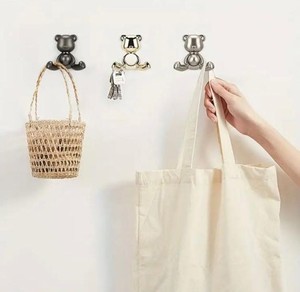 Crochets muraux Shiny Bear pour chambre d'enfant, table de chevet, tiroir, armoire, boutons et poignées, accessoires de salle de bain, poignée de serviette - Product Image 3