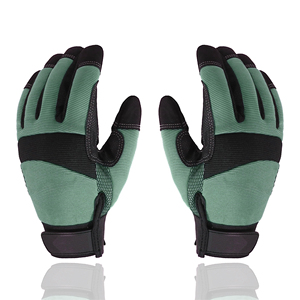Guantes de Trabajo de Diseño Personalizado, Guantes de Cuero de Protección de Doble Seguridad para la Construcción, Guantes con Logotipo y Talla Personalizados - Product Image 3