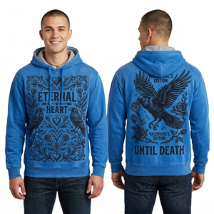 Sweat-shirt à capuche pour homme avec impression graphique personnalisée, impression à l'écran, streetwear, impression DTG haute définition, fabricant de sweat-shirts à capuche - Product Image 1