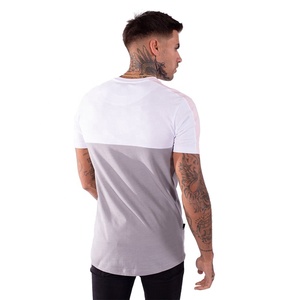 T-shirt ample vintage personnalisé avec logo, grande taille pour hommes, 100 % coton, vierge, impression personnalisée, faible MOQ - Product Image 4