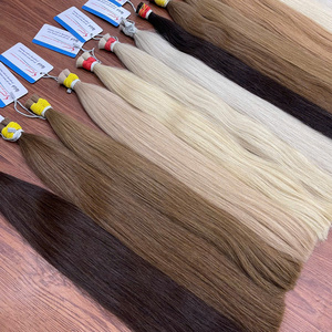 Premium Colored Vietnamese Bulk Human Hair 100% Virgin Hair <b>Extensions</b> <b>for</b> <b>Braiding</b> Soft & Natural Ready to Ship - Product Image 4