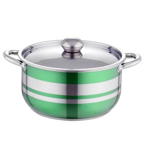 Cacerola de Acero Inoxidable con Acabado de Color Duradero para Cocina, Cacerola de Acero Inoxidable Aislada para Negocios de Catering - Product Image 4