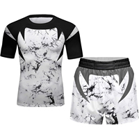 Ensemble de Rash Guards MMA Personnalisés Avancés – Fournisseur de Tenues de Compression Respirantes et Performantes en Gros