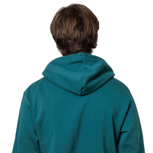 Sweat-shirt à capuche personnalisé pour homme, en molleton avec cordon de serrage, poche kangourou, impression de logos sur le devant, coupe classique, 100% coton - Product Image 4
