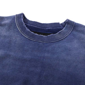 เสื้อสเวตเชิ้ตคอกลมทรงโอเวอร์ไซส์สำหรับผู้ชาย สีเขียวล้วน มีกระเป๋า ผ้าเฟรนช์เทอร์รี่ สวมใส่สบายๆ สำหรับฤดูใบไม้ร่วง - Product Image 4