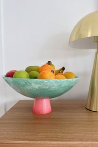 ชามเสิร์ฟผลไม้ เรซิ่น ทำมือ สไตล์อินเดีย แกะสลักด้วยมือ เป็นมิตรกับสิ่งแวดล้อม ทนทาน เกรดอาหาร สำหรับสลัด ของตกแต่ง ภาชนะสำหรับงานเลี้ยง - Product Image 4