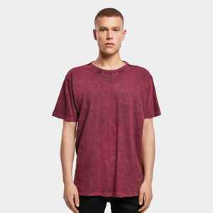 Camiseta con efecto acid wash para hombre, sostenible y cómoda, de tela suave y secado rápido, con logotipo y talla personalizados. - Product Image 4