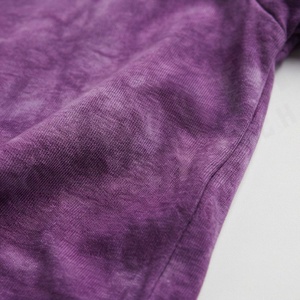 Camiseta Corta de Verano para Mujer, Color Personalizado, Tie Dye, Ajustada, Estilo Hip Hop, Top Corto de Algodón, Ropa Casual de Moda - Product Image 5