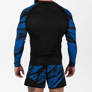 Kimono de BJJ à manches longues pour homme, 220g, Spandex/Polyester, séchage rapide, respirant, léger, chemise de performance pour l'extérieur - Product Image 5