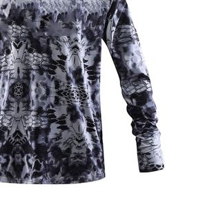 Sweat à capuche de pêche performant à manches longues avec protection UV et cache-visage intégré pour la pêche en extérieur - Product Image 4