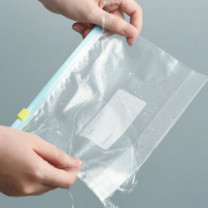 LDPE Plastic Slider Zipper Freezer Food Storage Bags Pouches Fridge Keep <b>Fresh</b> Sealed Fruit <b>Vegetable</b> Self Sealing Bag - Product Image 4