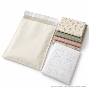 Enveloppes en polyéthylène personnalisées pour échantillons de tissus, sacs d'expédition à fermeture adhésive pour fournitures de couture, Vietnam - Product Image 1