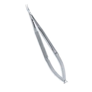 Porte-aiguille micro Barraquer avec poignée, instrument chirurgical de haute qualité, garantie à vie, pour la chirurgie générale - Product Image 1