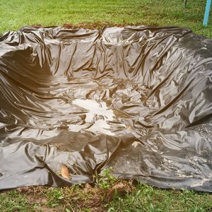 20 X 25 ft Pond Liner 45 Mil Thick Pliable EPDM <b>Material</b> Easy Cutting <b>Waterproof</b> Membrane for Fish Koi Ponds Waterfall - Product Image 2