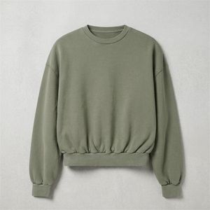 Professional Men's Heavyweight Crew Neck French Terry Windproof Breathable <b>Pullover</b> Regular Fit Long Sleeve Winter <b>Jumper</b> Custom - Product Image 3