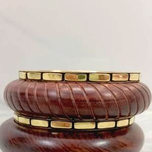 Ensemble de bracelets tendance en bois faits à la main de style bohème pour femmes, bijoux de mariage empilables - Product Image 5
