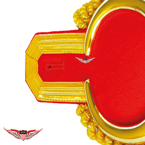 KEW Epaulettes de Hombro Bordados a Mano con Flecos Dorados, Estilo Vintage Ecológico, Estilo General de Mariscal, Par, Estilo Reglamentario - Product Image 4