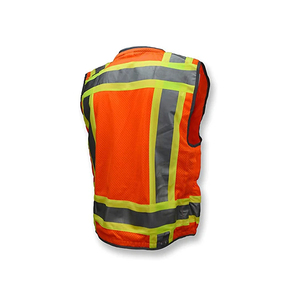Gilet de sécurité unisexe confortable au design moderne à prix de gros, gilet de travail réfléchissant haute visibilité à prix de gros - Product Image 3