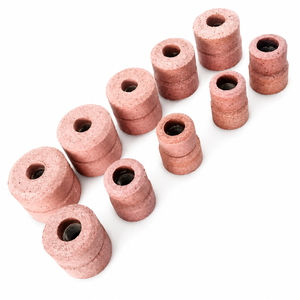 Jeu de 20 meules roses pour sièges de soupape Sioux, support de pierre, entraînement étoile 11/16, modèle Delhi 155243805185 - Product Image 3