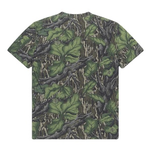 T-shirt unisexe en jersey teint camouflage, style streetwear, coupe oversize en coton imprimé, manches courtes, décontracté, coupe ample, haut d'été - Product Image 1
