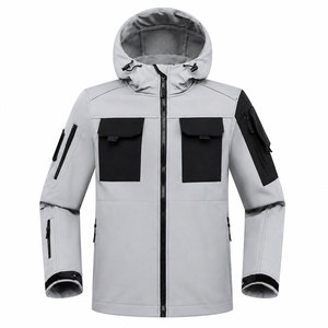 Hot Selling <b>Men's</b> <b>Lightweight</b> Waterproof Windproof Softshell <b>Jacket</b> Eco Friendly Outdoor Coat for Hiking Travel and Daily Use - Product Image 3