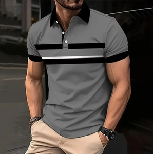 Factory Direct Men Cotton <b>Polo</b> T <b>Shirt</b> Loose Fit Custom Logo Comfortable Casual Fashion Apparel for Daily Wear and Wholesale - Product Image 2