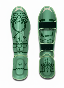 Protège-tibias professionnels Muay Thai, protection intégrale des jambes pour Kickboxing, Taekwondo, Boxe, MMA, Arts Martiaux - Product Image 3