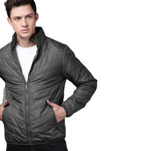 <b>Men</b>’s <b>Lightweight</b> Quilted Puffer <b>Jacket</b> Detachable Hood Slim Fit Windproof Packable Thermal Urban Outerwear OEM - Product Image 2