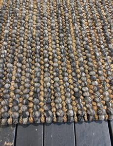 Tapis en laine à boucles épaisses, tissé à la main, abstrait et moderne, multicolore, en fibres naturelles, pour salon, taille personnalisée, écologique - Product Image 3