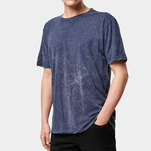 Nouveau T-shirt Homme Coupe Oversize Effet Délavé Acide et Minéral, T-shirt Vintage Ample et Lourd pour Homme - Product Image 4