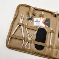 Kit d'outils d'extension de cheveux professionnel de haute qualité en acier inoxydable Durable Nude Micro perles fil ciseaux pince à cheveux pince