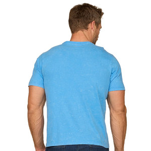 High Quality Men's T-Shirts Top Pima 100% Cotton Plain Casual Round Neck Short Sleeve Breathable Jersey <b>Tshirts</b> - Product Image 5