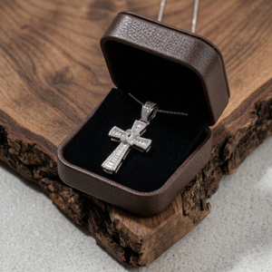 Custom Hip Hop <b>Cross</b> Pendant 925 Silver Iced Out Baguette Moissanite <b>Men</b>’s Religious <b>Necklace</b> Wholesale Jewelry - Product Image 6