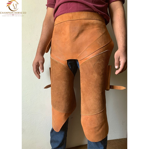 Nuevas llegadas: Chaps de cuero premium hechos a mano para herradores, delantal de herrero duradero, certificado CE para caballos - Product Image 5